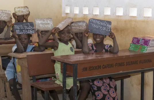 School built by Valrhona in Ivory Coast